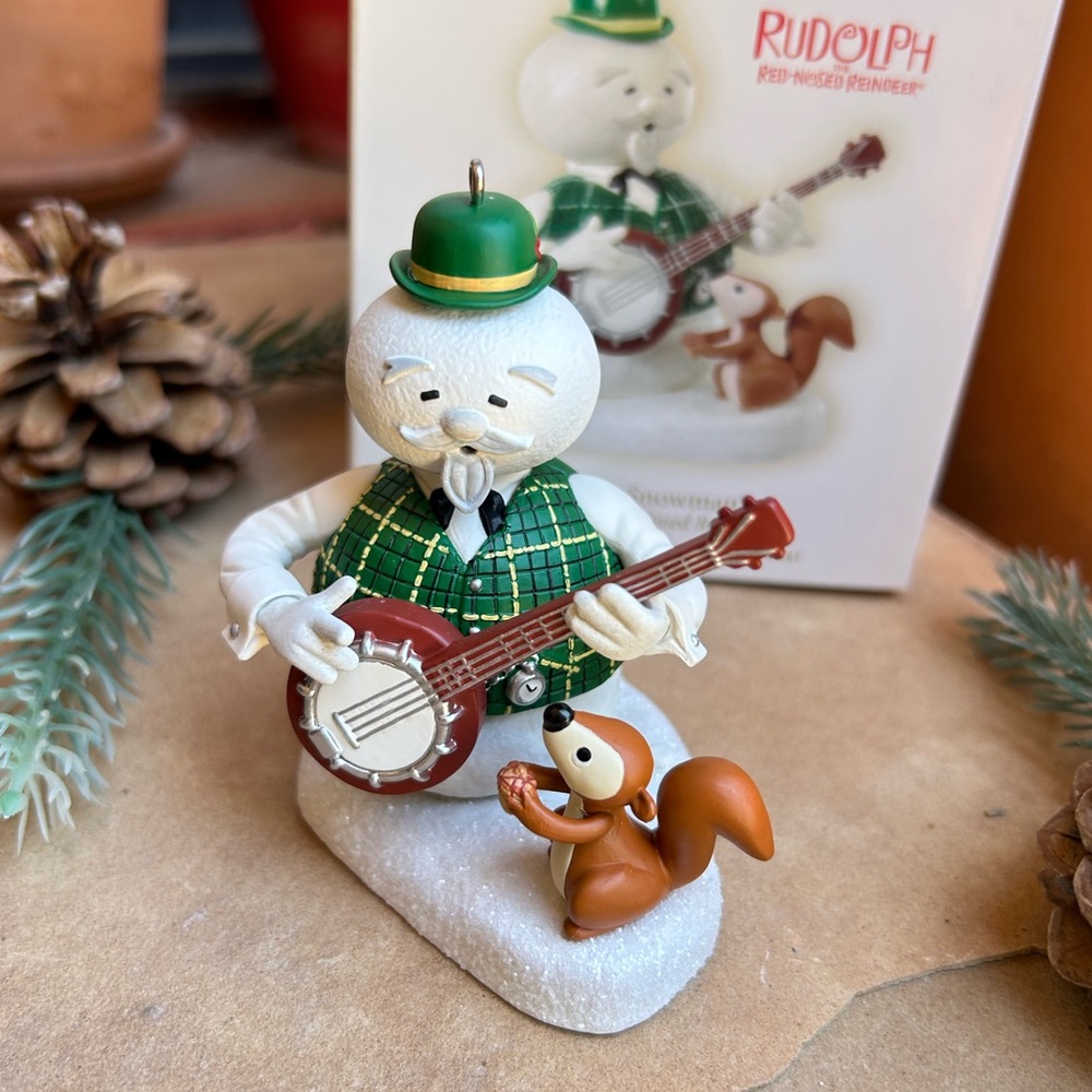Hallmark Sam the Snowman the Rudolph Collection Keepsake Ornament New in Box - Picture 1 of 11